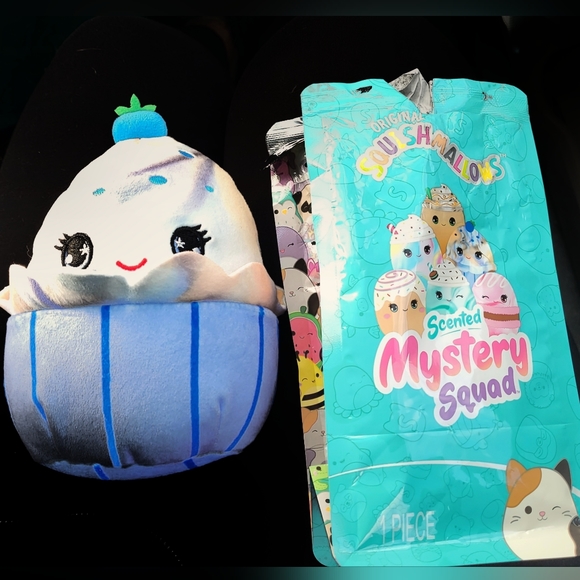 Squishmallows Toys Nwot 5 Mystery Scented Blueberry Muffin